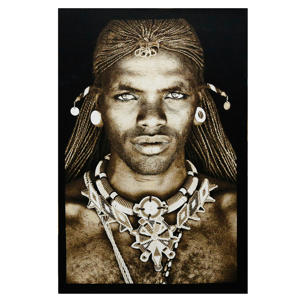 Tapestry Samburu Warrior Kenya