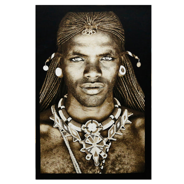 Tapestry Samburu Warrior Kenya