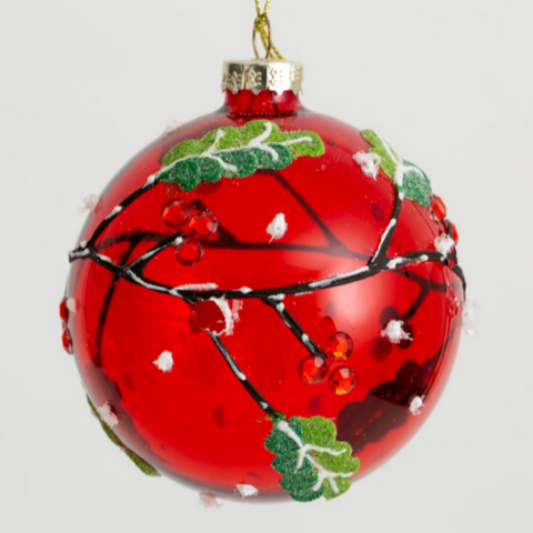 Xmas Tree Ornament Red Ball