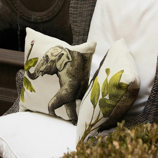 Elephant Outdoor Cushion Cover (Set of 2)
