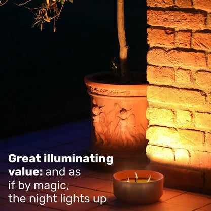 Graziani Citronella Terracotta Candle Set