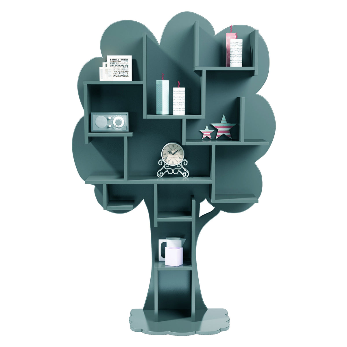 Mathy By Bols Louane Tree Bookcase in lacquered MDF