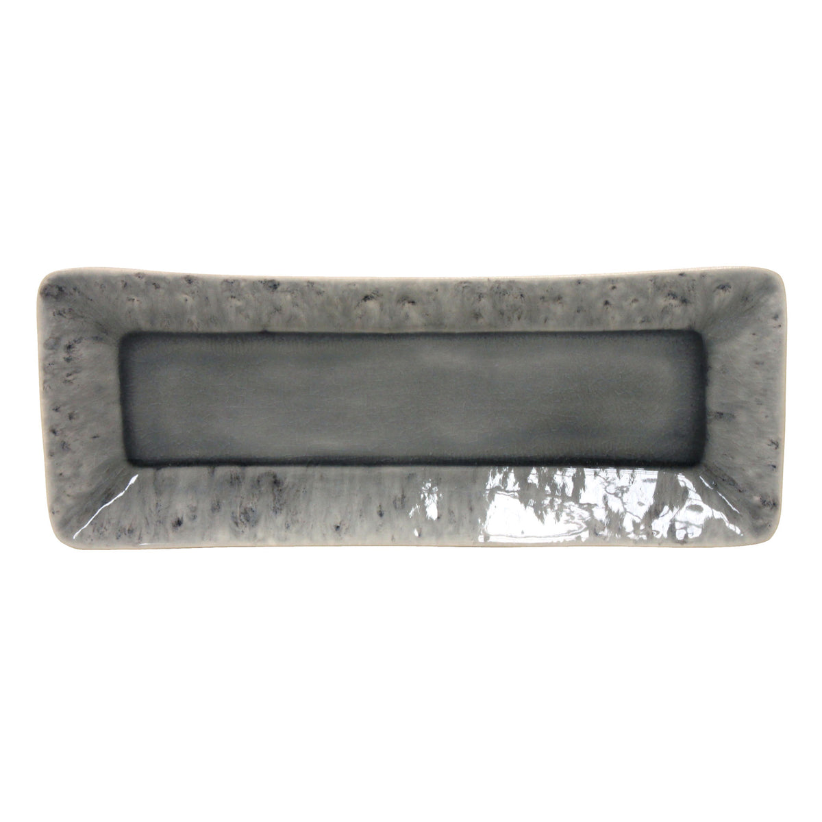Costa Nova Madeira Small Rectangular Tray 27cm in reactive-glaze stoneware – view 2