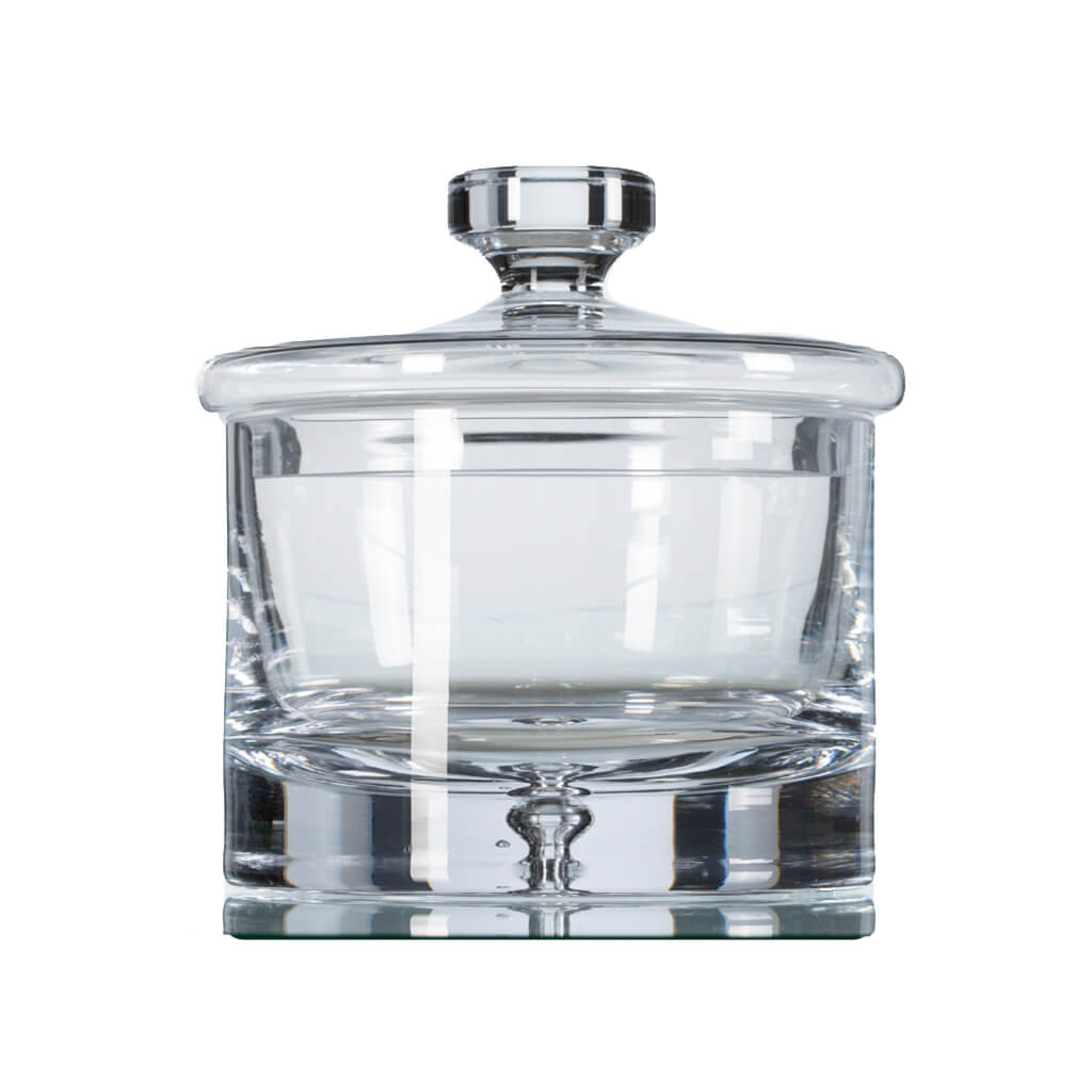 Flamant Candy Jar Bubble in mouthblown glass with lid