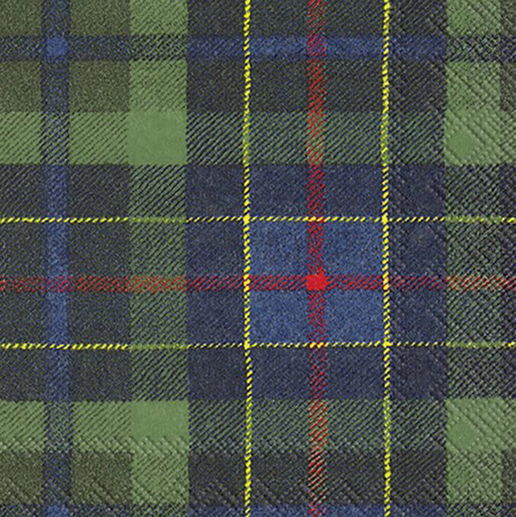 Cocktail Mix Napkin Tartan