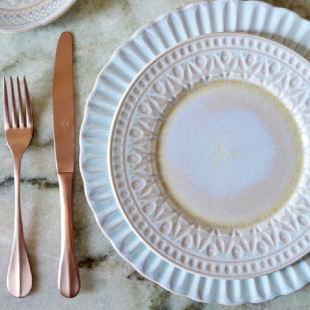 Costa Nova Cristal Salad Plate 22cm with Cristal dinnerware