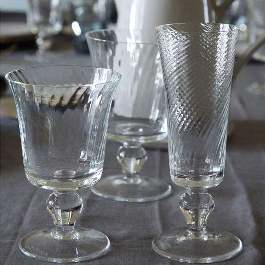 Costa Nova Espiral Water Glass 400ml in mouthblown glass – view 4