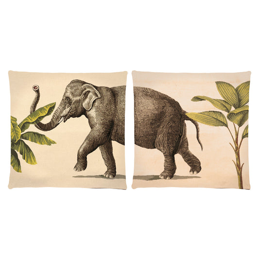 Elephant Outdoor Cushion Cover (Set of 2)