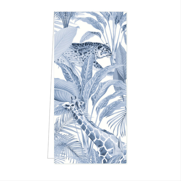 Blue Jungle Flower Card