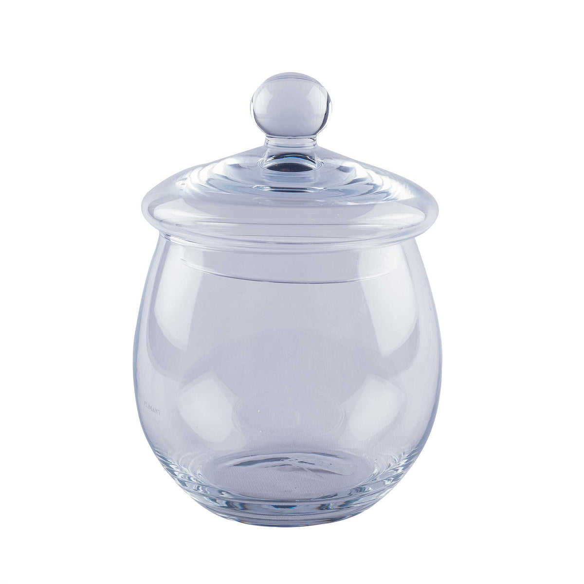 Flamant Candy Jar Toffi in soda glass with glass cover