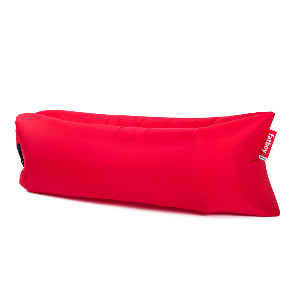 Fatboy Lamzac The Original red nylon inflatable outdoor seat bag