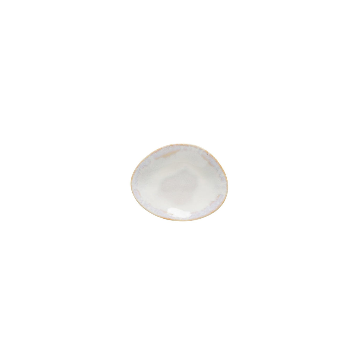 Costa Nova Brisa Oval Mini Plate 11cm, side plate in Ria Blue and Salt
