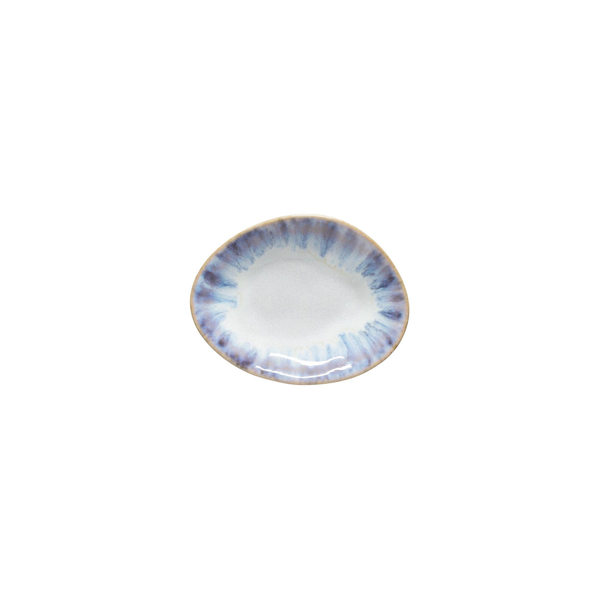 Costa Nova Brisa Oval Mini Plate 11cm in glazed stoneware