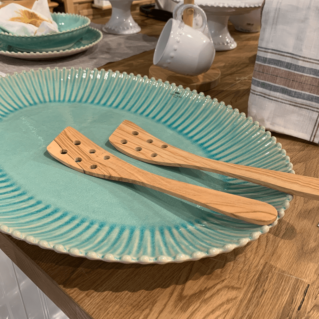 Laguiole Jean Dubost Curved Spatula with Holes, view 3