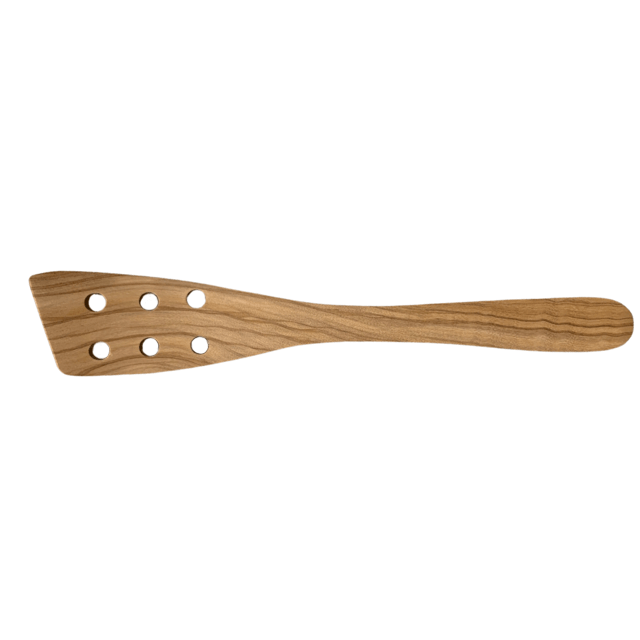 Ideaolives Olive Wood Spatula, Natural Wood Curved Spatula for Frying, Long  Wooden Spoon for Flippin…See more Ideaolives Olive Wood Spatula, Natural