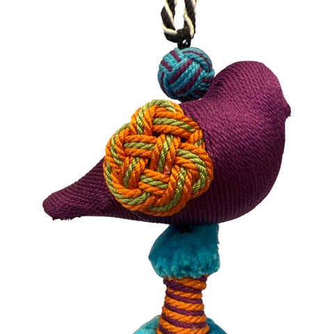 Bird and Pompom Tassel
