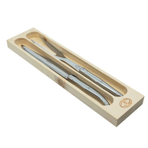Laguiole Carving Knife and Fork Set
