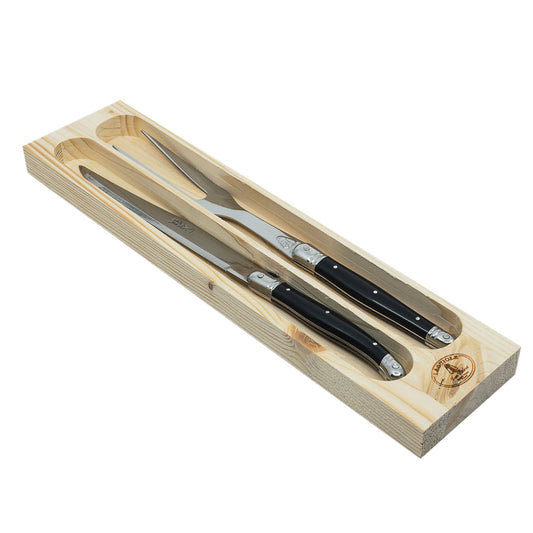 Laguiole Jean Dubost Carving Knife and Fork (Set of 2)