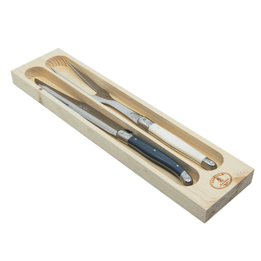 Laguiole Jean Dubost Carving Knife and Fork (Set of 2)