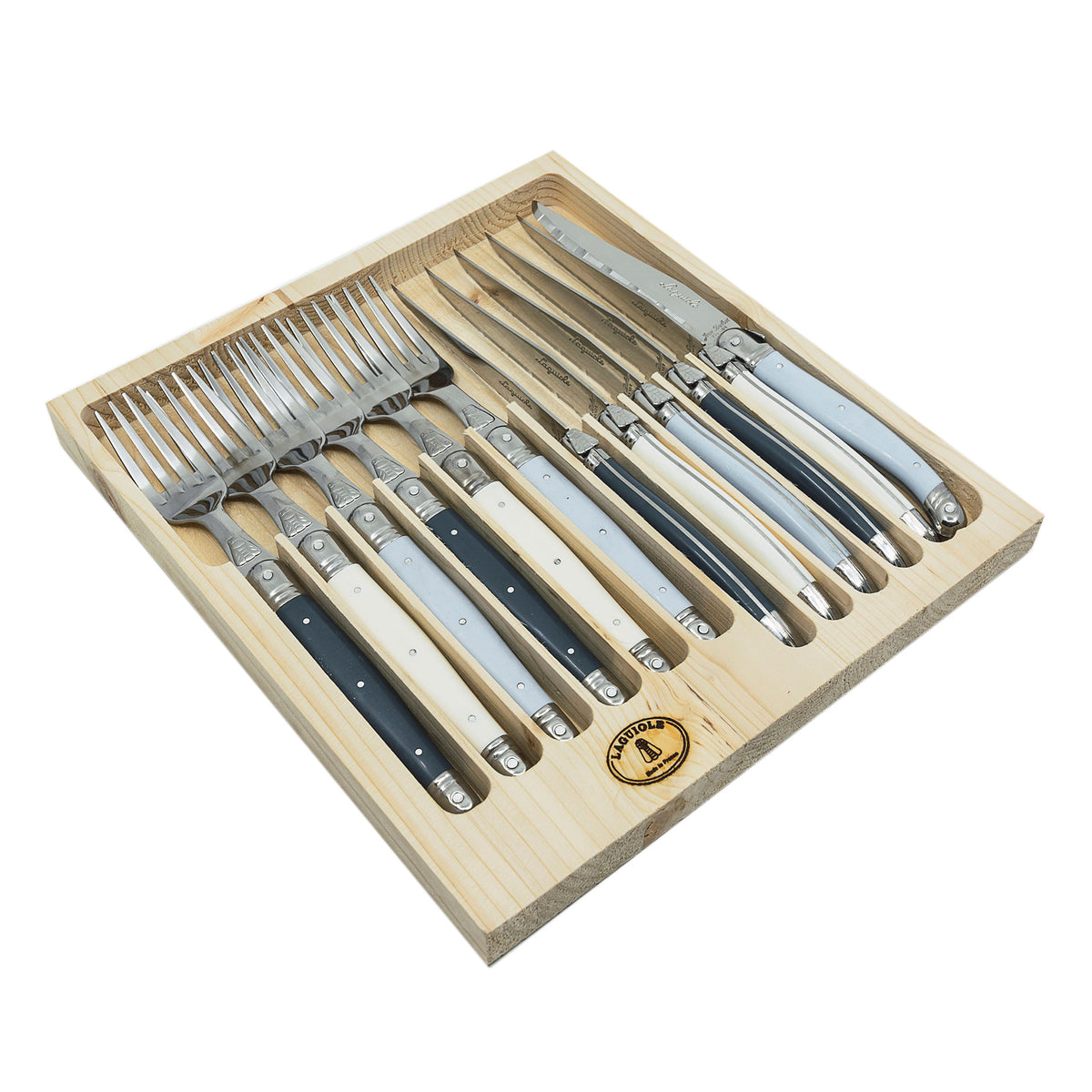 Laguiole Jean Dubost flatware open box set of 12 – view 3
