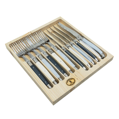 Laguiole Jean Dubost flatware open box set of 12 – view 3