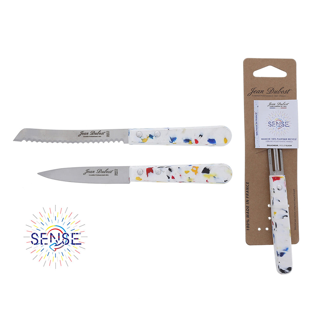 Laguiole Jean Dubost Sense Kitchen Knife Set in Kraft Box