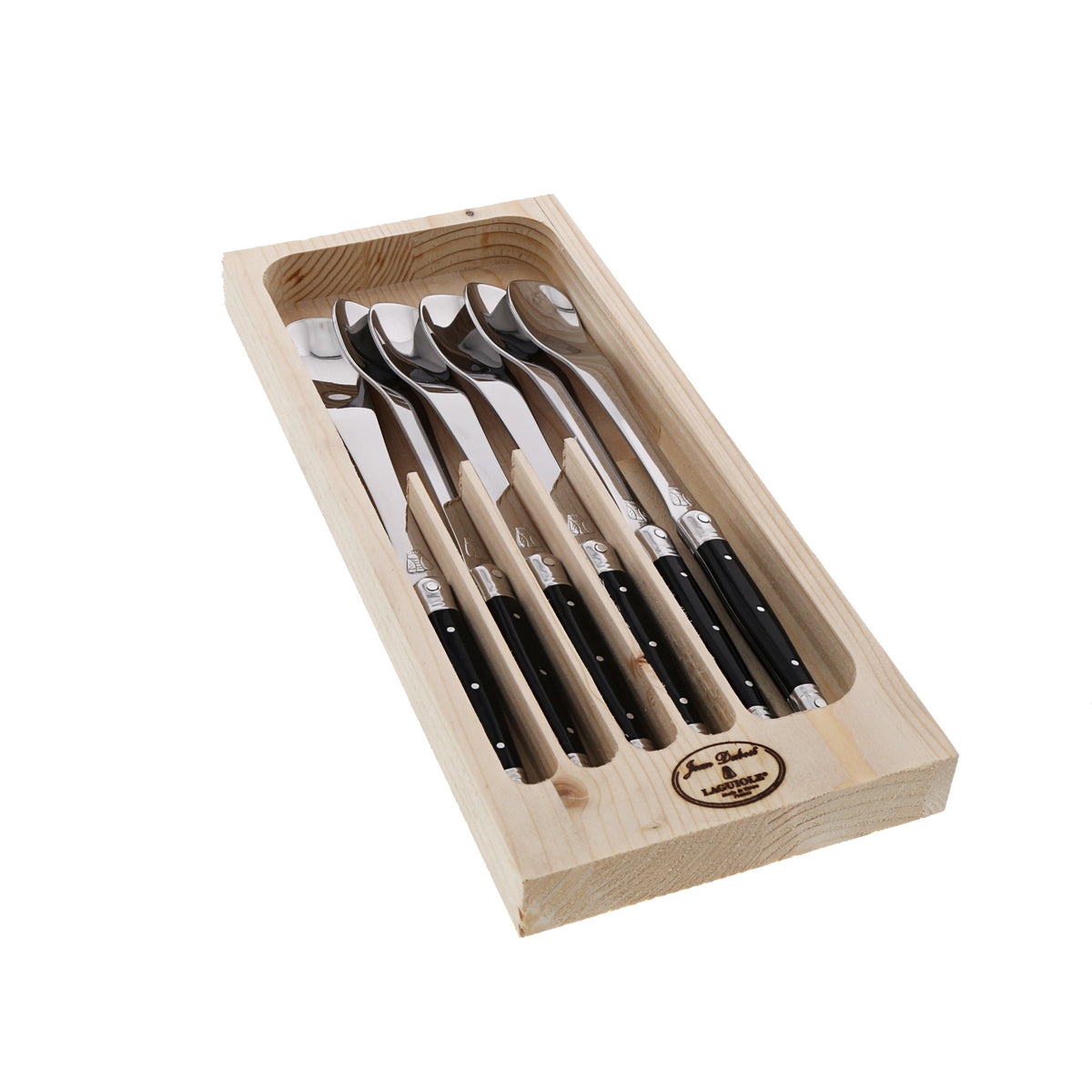 Laguiole Jean Dubost Long Dessert Ice Cream Spoon 1.5mm(Set of 6), view 4