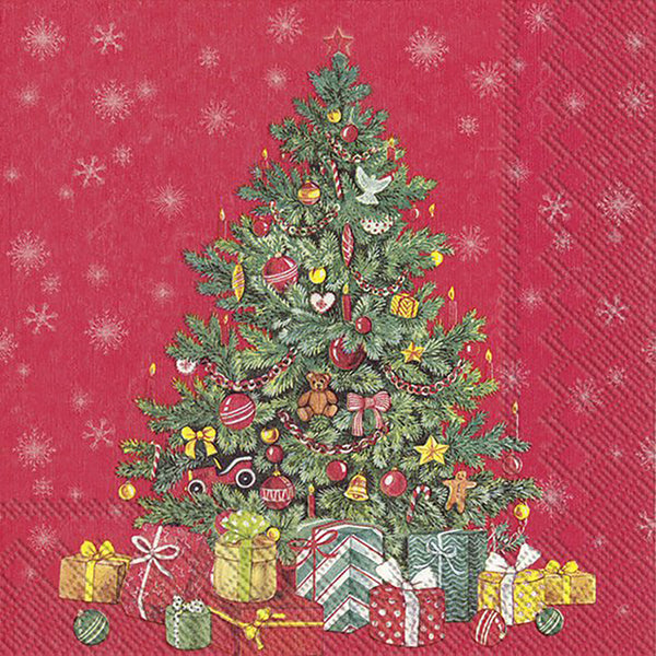 Lunch Mix Napkin Festive Christmas Tree