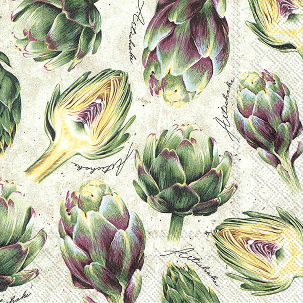 Lunch Napkin Modern Artichoke