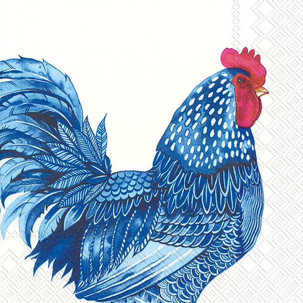Lunch Napkin Blue Plumage