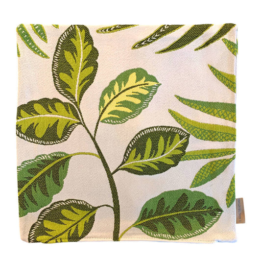 Green Leaves Cushion Cover