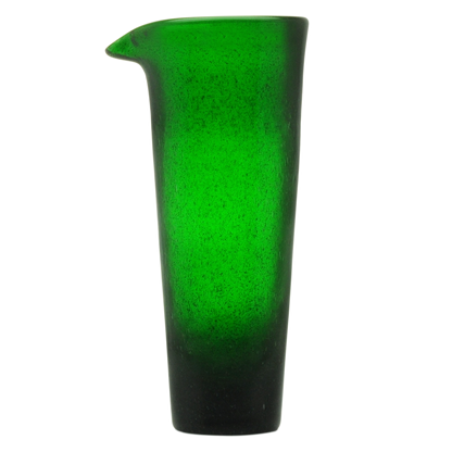 Serafinozani Memento jug in handcrafted blown glass