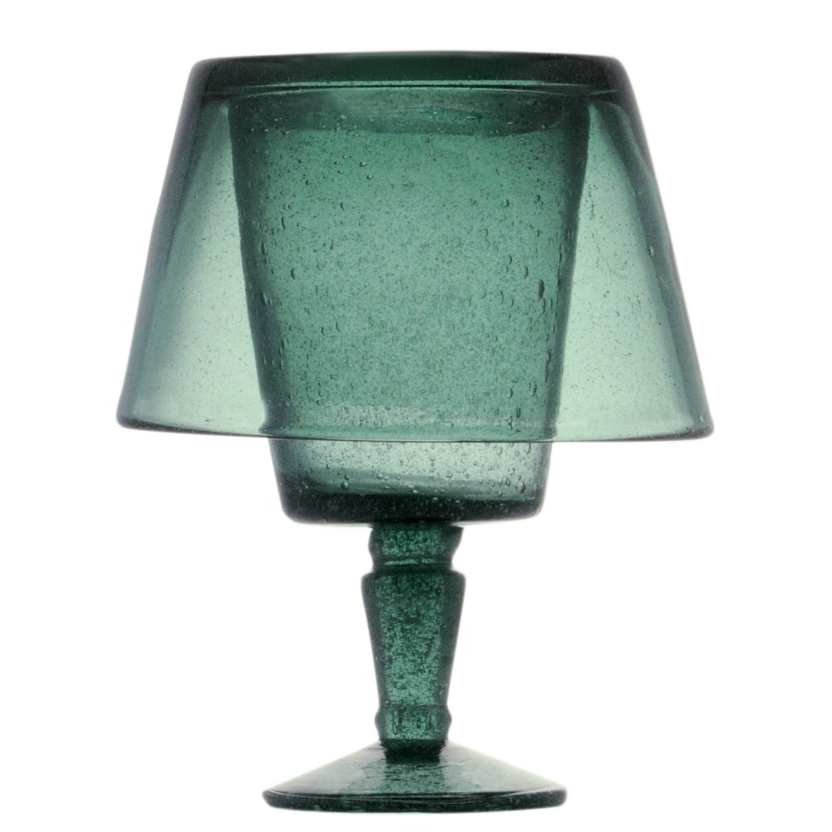 Memento Candle Holder Glass Lamp by Serafinozani
