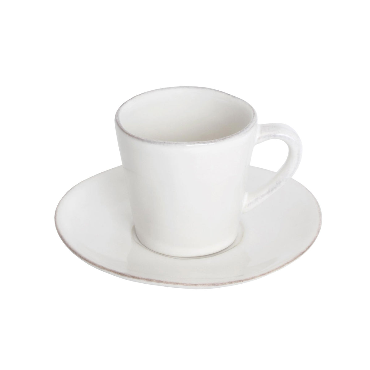 Costa Nova Nova espresso cup and saucer 70ml in fine glazed stoneware