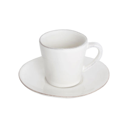 Costa Nova Nova espresso cup and saucer 70ml in fine glazed stoneware