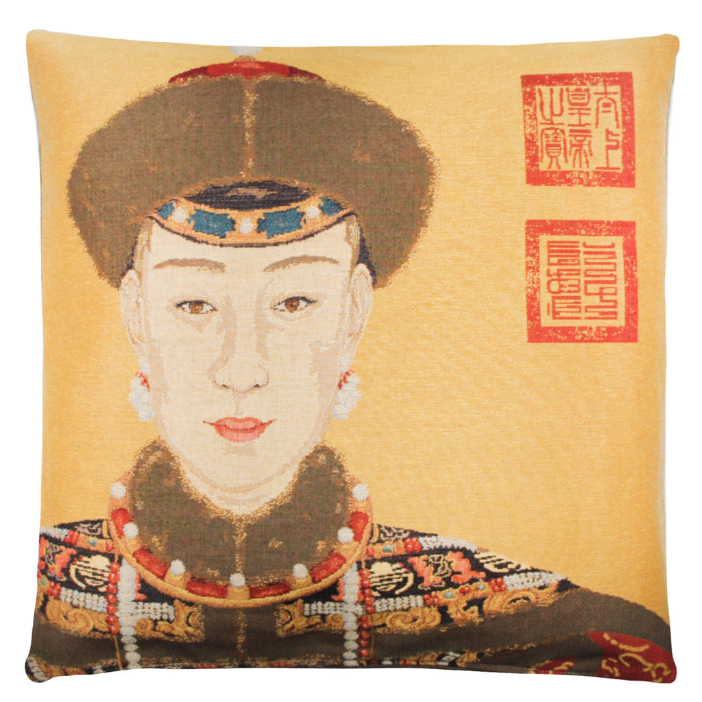 Oriental Woman Cushion Cover