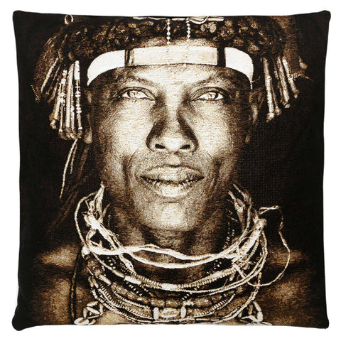 Ovakaona Tribe Angola Cushion Cover