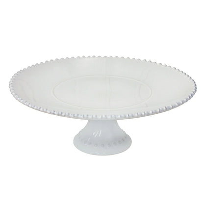 Costa Nova Pearl Cake Stand, beaded edge detail
