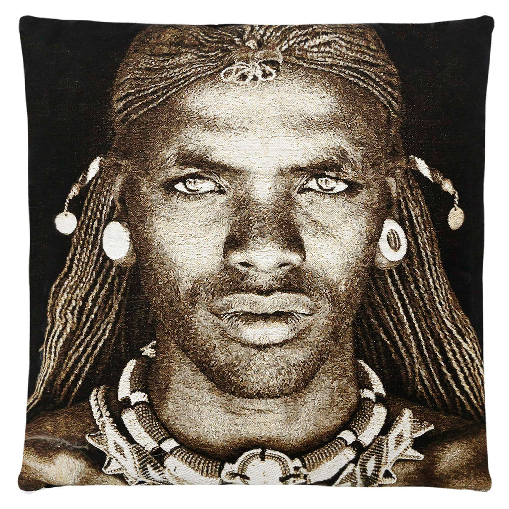 Samburu Warrior Cushion Cover