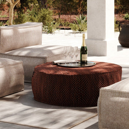 Roolf Silky Round Pouf Bean Bag