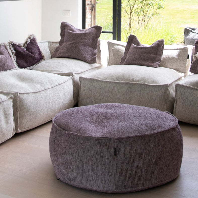 Roolf Silky Round Pouf Bean Bag