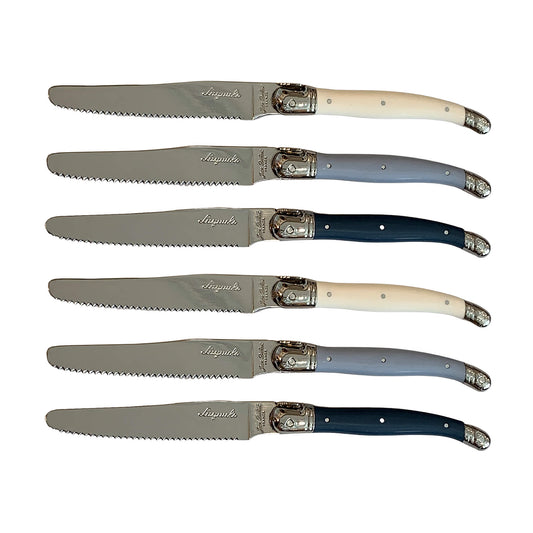 Laguiole Jean Dubost Table Knives 1.5mm Open Box (Set of 6)