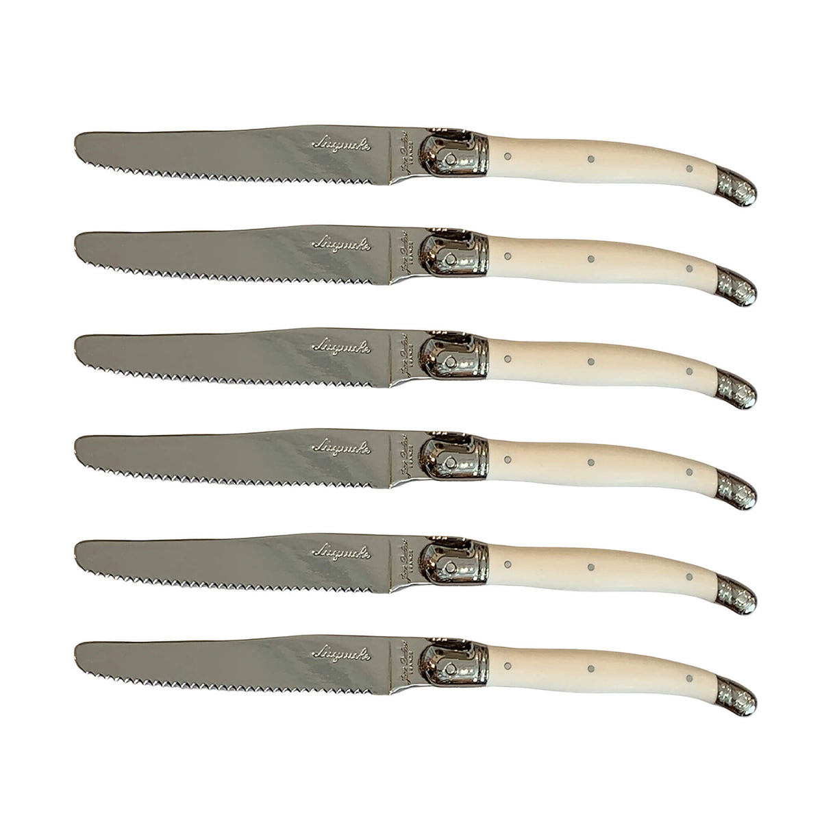 Laguiole Jean Dubost table knives, set of six, view 3