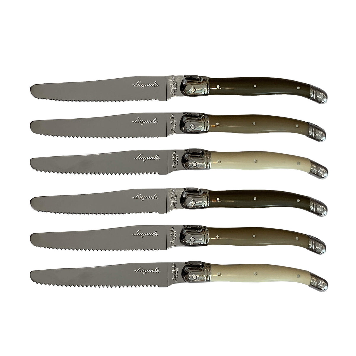 Laguiole Jean Dubost table knives, set of six, view 6
