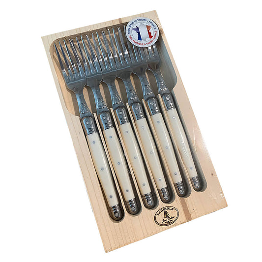 Laguiole Jean Dubost dining forks, set of six, view 2