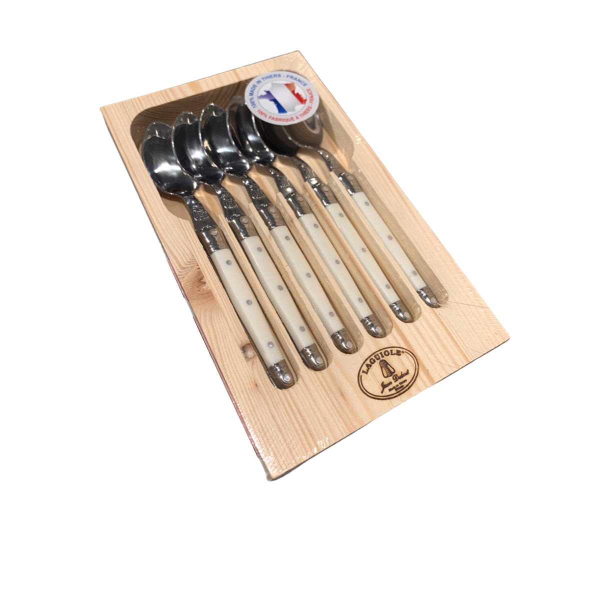 Laguiole Jean Dubost coffee spoons set of 6 – view 6