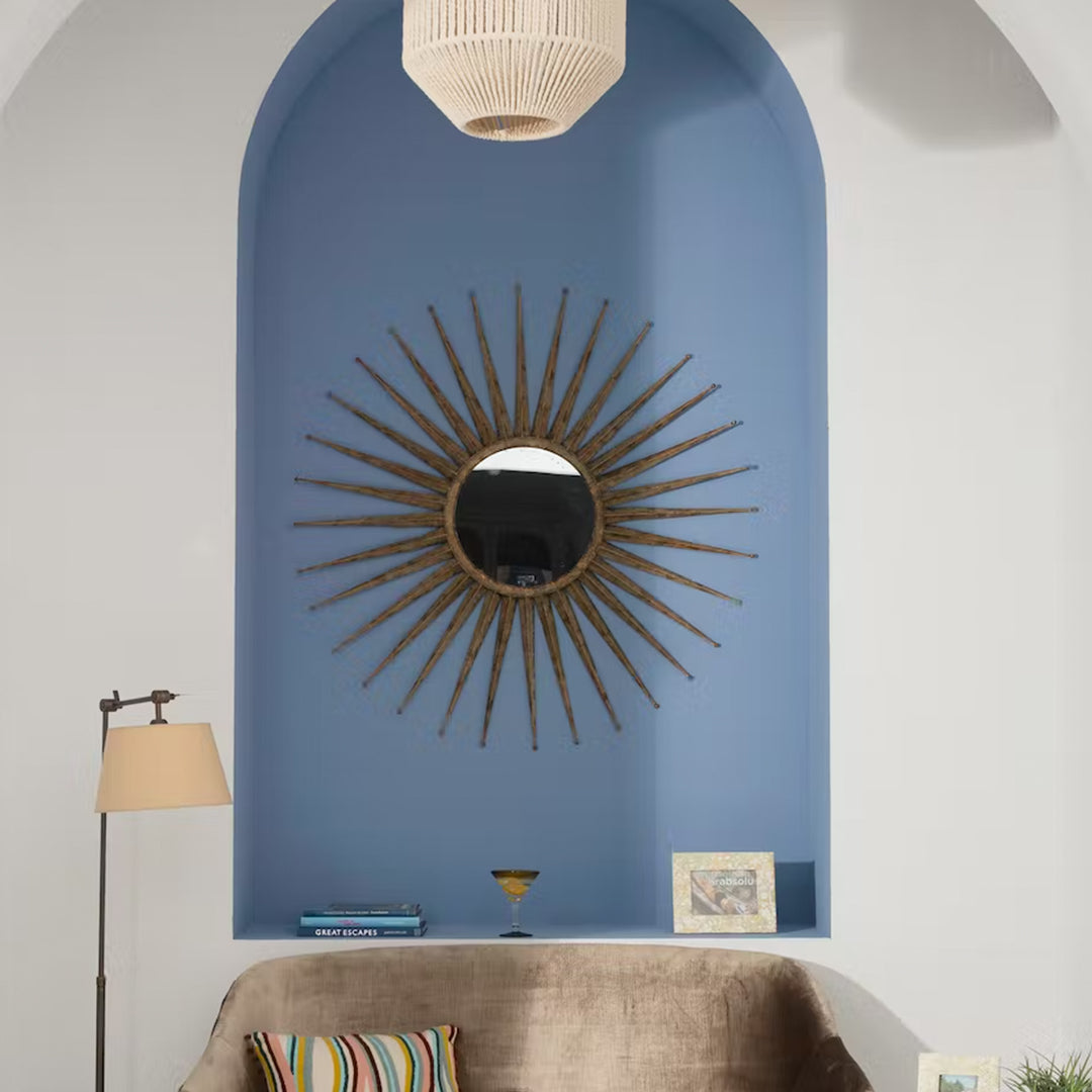 Mirror Azura Star Antique – star-shaped wall mirror, view 3