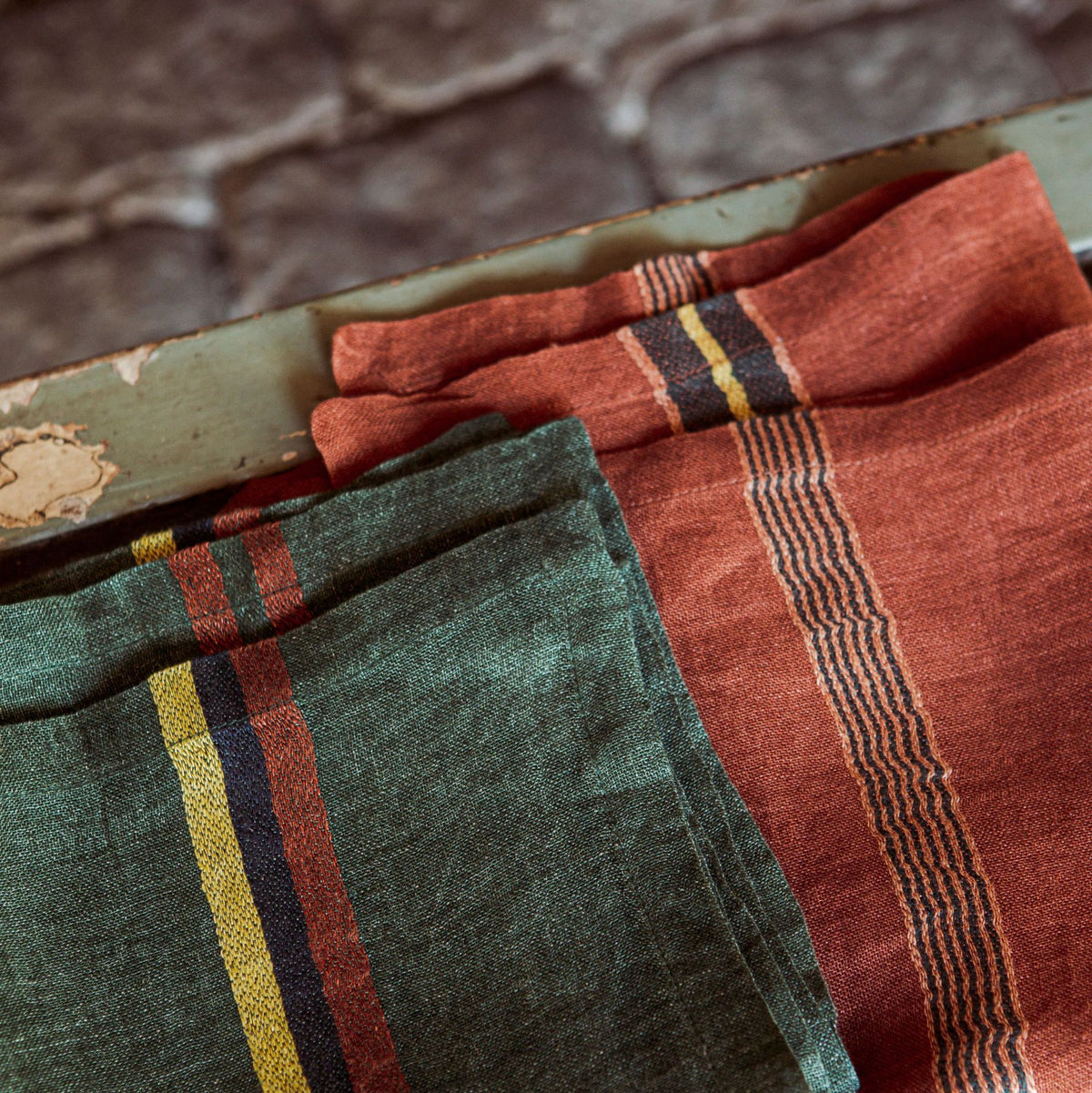 Libeco Banff Napkin Made In Belgium, view 3