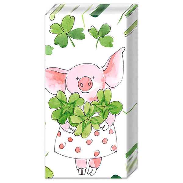 Pocket Tissues Piggy Luck