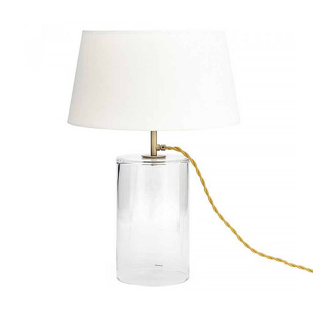 Lamp Base Cyprine – Flamant glass and gold table lamp base